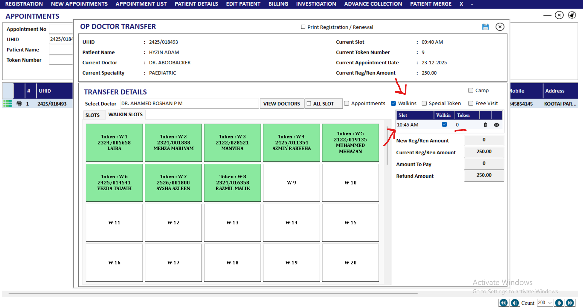 Walkin checked Walkin checked