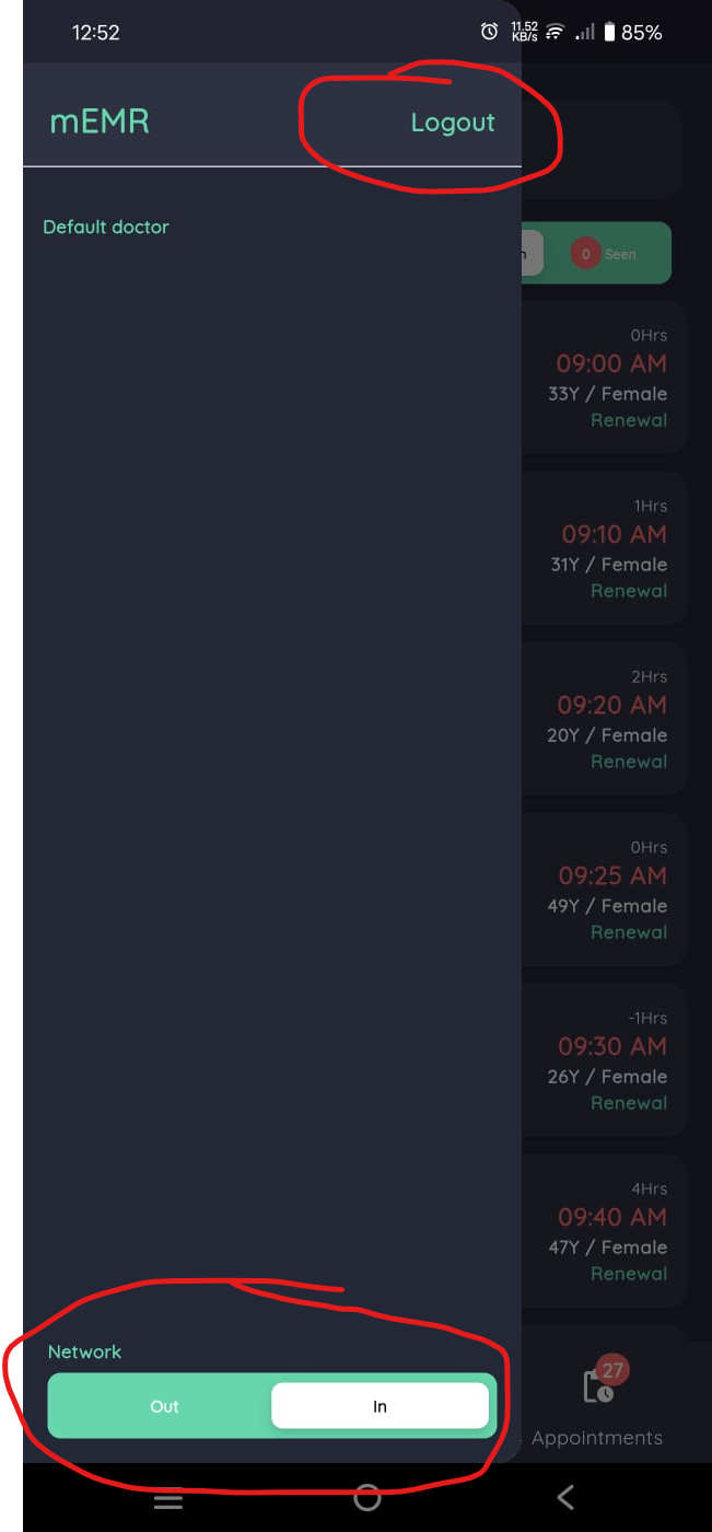 Logout not logging in report Logout not logging in report